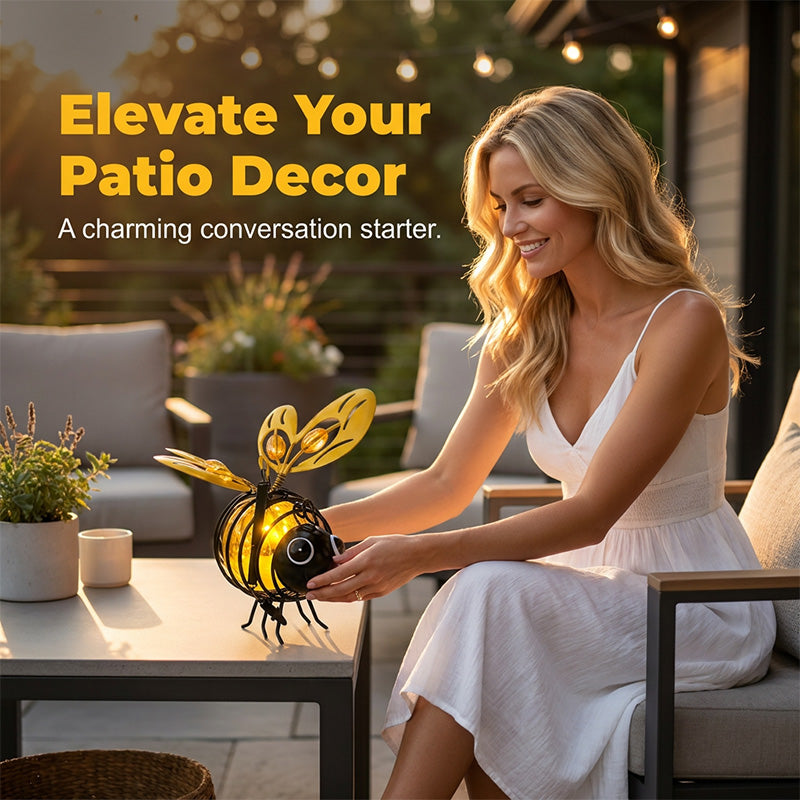 🐝 Solar Powered Hanging Bee Garden Light (offer)