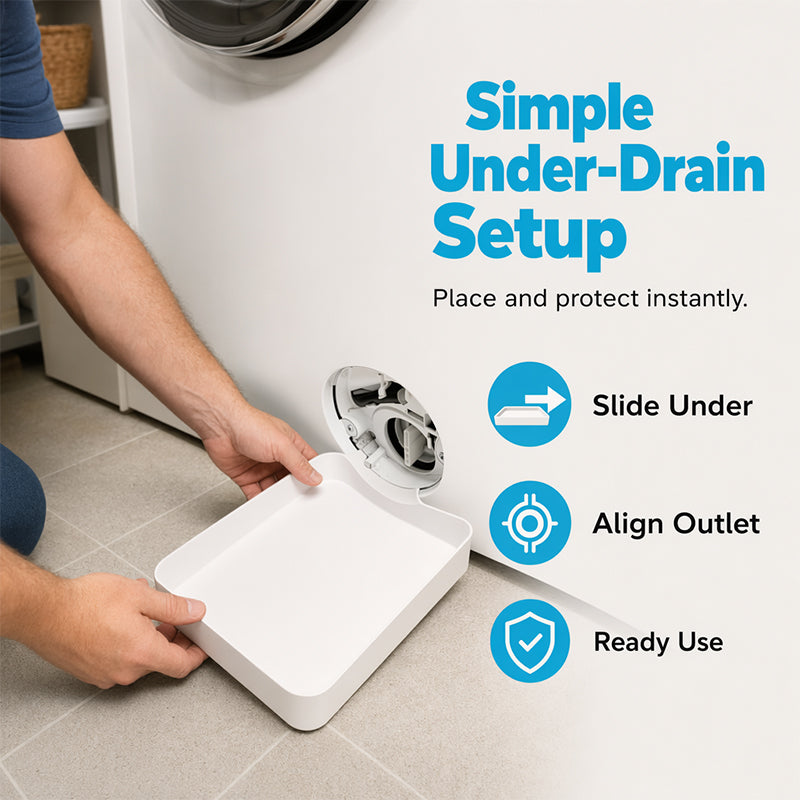 🎁✨Timbe™ Universal Front-Load Washing Machine Drain Pan