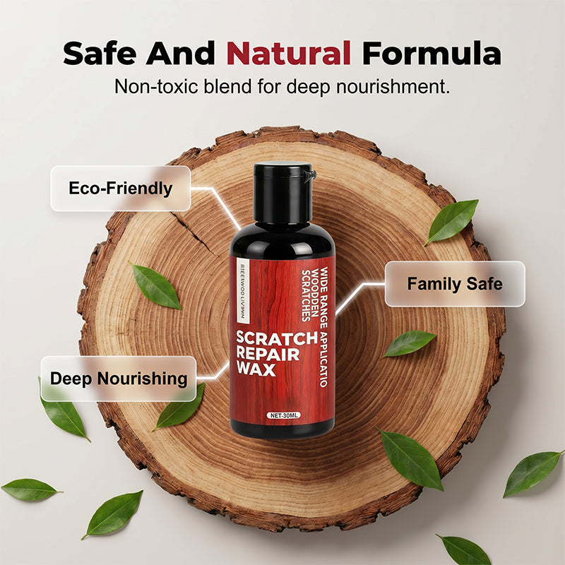 🪵🔧Scratch Repair Wax – Instantly fills scratches & scuffs on wood floors & furniture. ✨