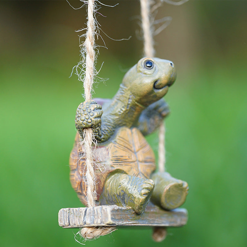 ⏳Time-Limited Special⏰Whimsical Turtle Swing Decor – A Charming Hanging Ornament for Garden, Patio & Indoor Spaces 🌿✨ (offer)