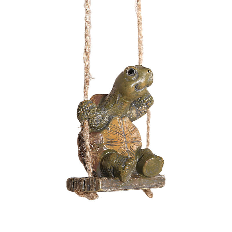 ⏳Time-Limited Special⏰Whimsical Turtle Swing Decor – A Charming Hanging Ornament for Garden, Patio & Indoor Spaces 🌿✨ (offer)