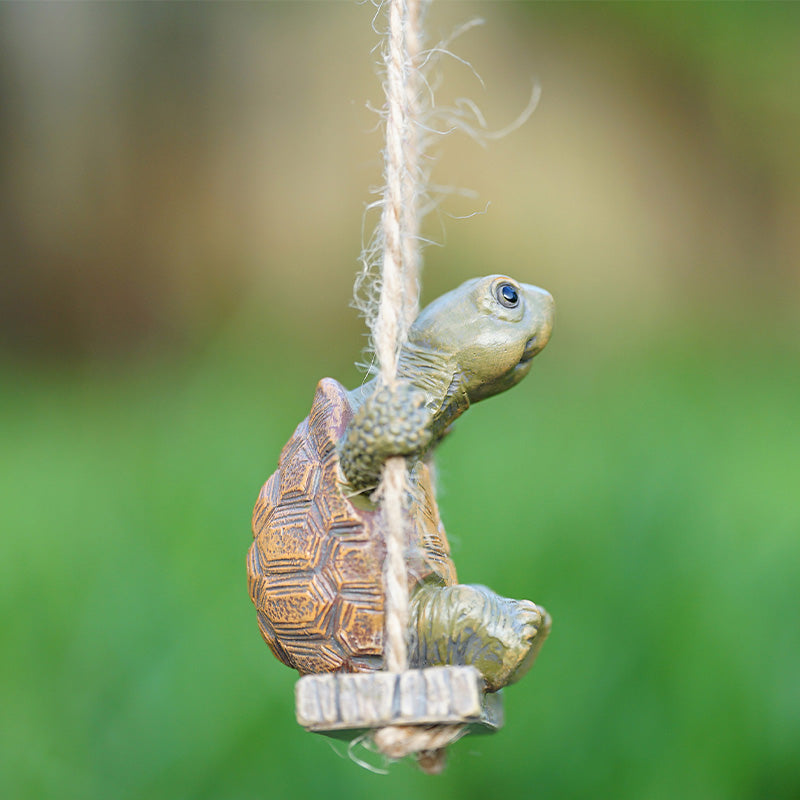 ⏳Time-Limited Special⏰Whimsical Turtle Swing Decor – A Charming Hanging Ornament for Garden, Patio & Indoor Spaces 🌿✨ (offer)