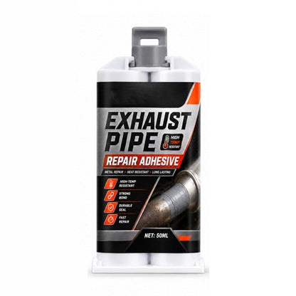 High Temp Exhaust Pipe Repair Glue – Permanent bond for iron & steel, withstands extreme heat & vibration