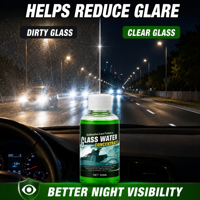 🥳2026 HOT SALE🥳 Glass Concentrate – 10ml makes 1L, cuts bugs & grime, streak-free🚗💪 (offer)